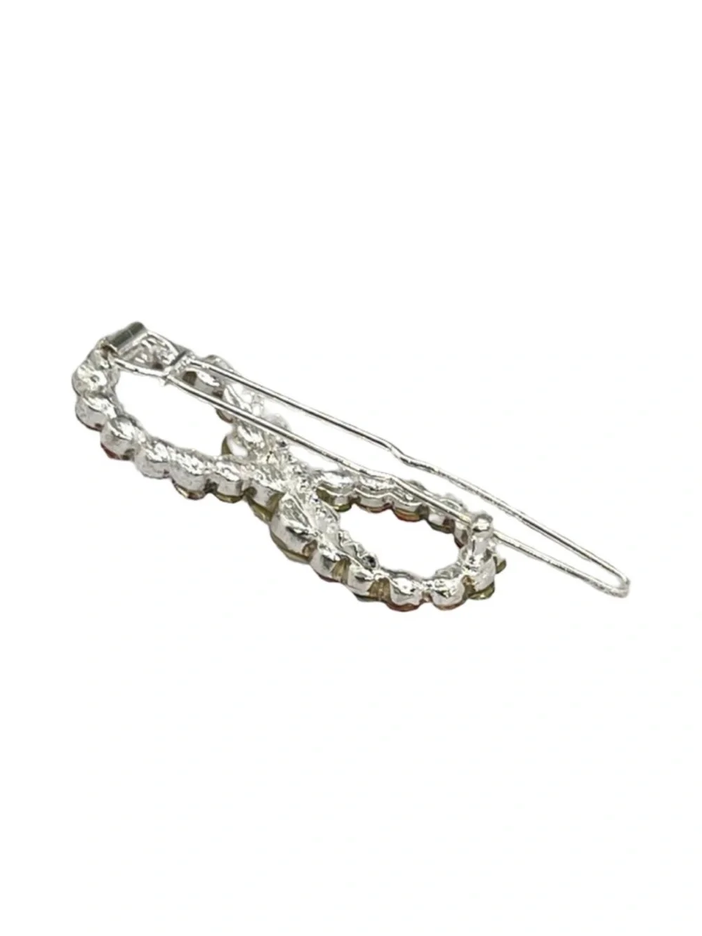 Multicolor Crystal Infinity Hair Clip 2.0”- Women Accessories FINAL PRICE DROP